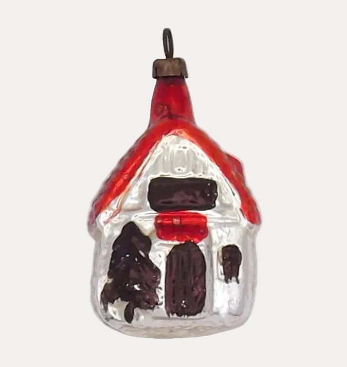 Vintage Christmas Decoration Glass House