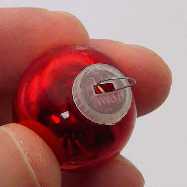 Vintage Miniature Glass Christmas Baubles (five)