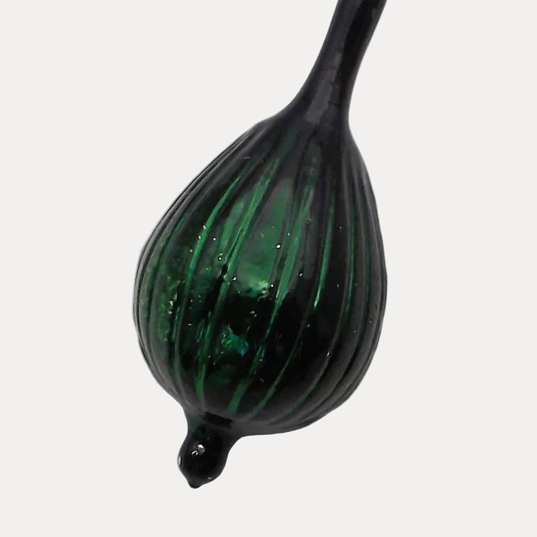 Vintage Glass Christmas Tree Ornament in the shape of a mandolin