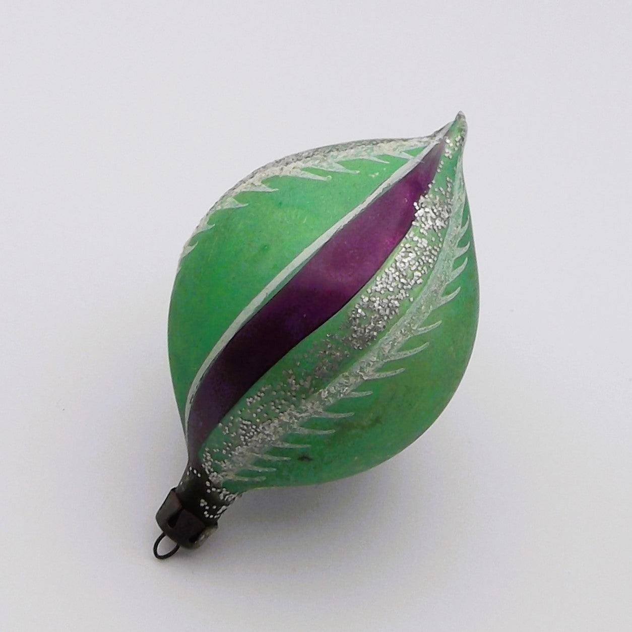 Vintage Glass Teardrop Christmas Tree Decoration