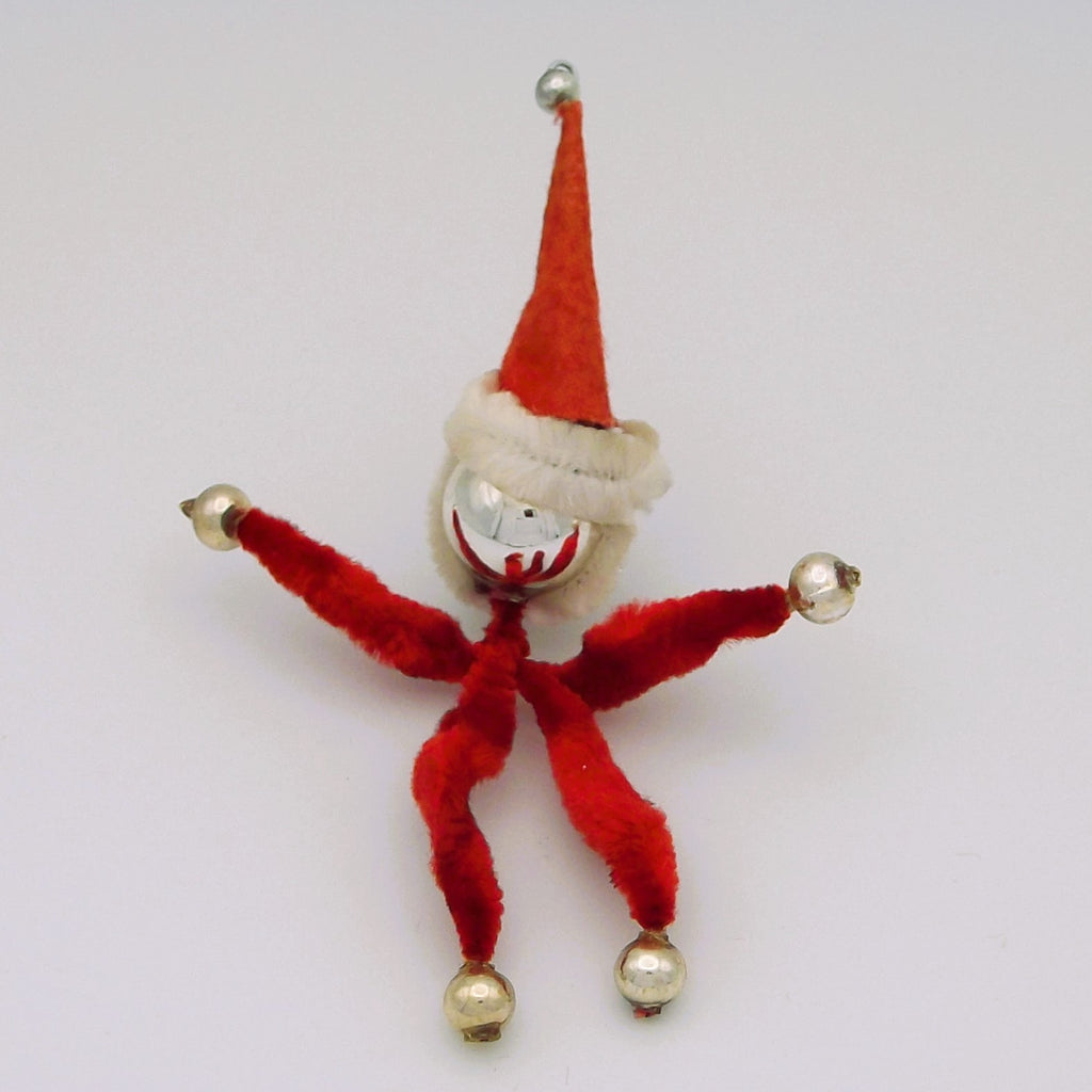 Vintage Christmas Pipe Cleaner Figure Decoration